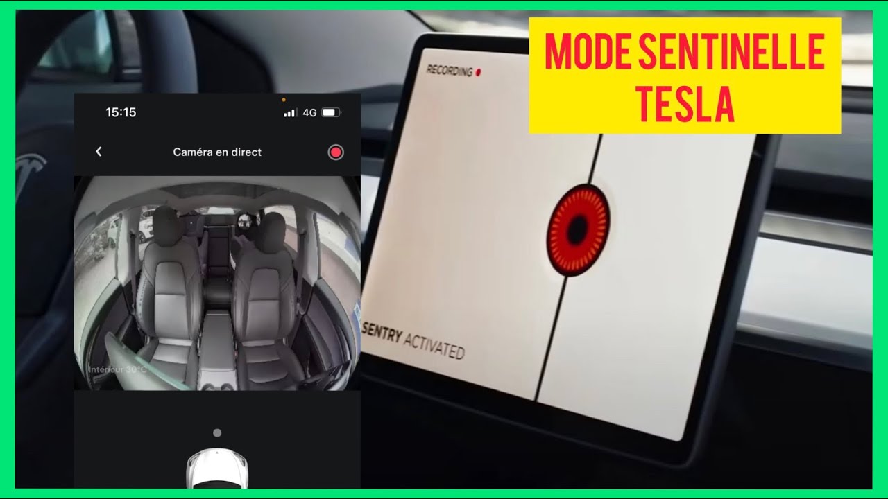 Guide complet : mode SENTINELLE de TESLA Model 3 & Y