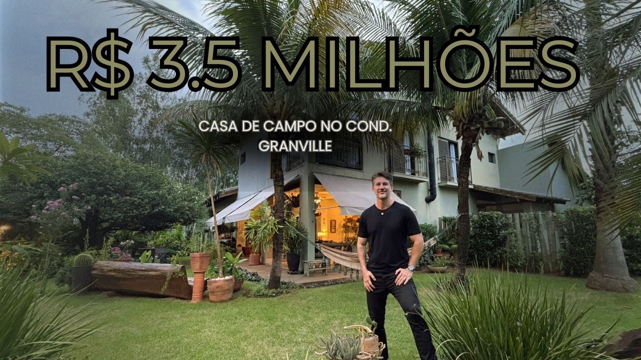 Uma Casa de Campo Dentro da Cidade | R$ 3.5 Milhões | em Cuiabá