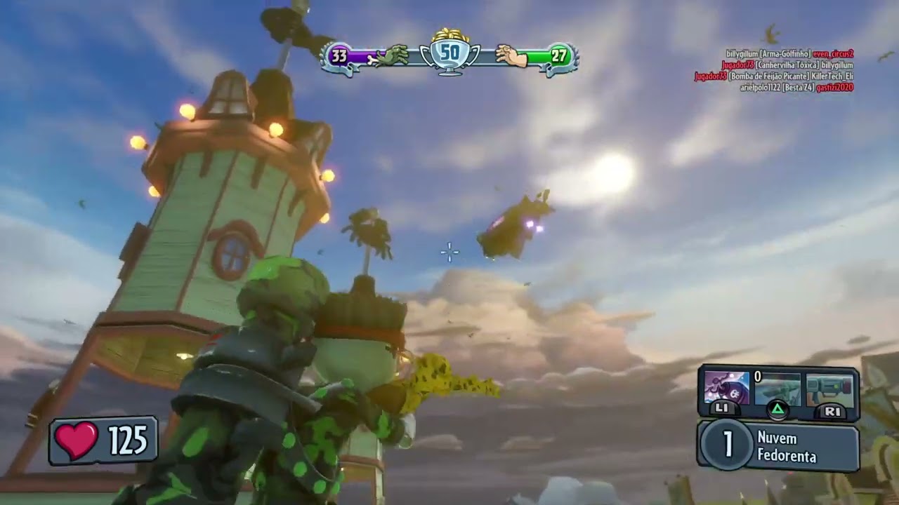 PVZ GW1 Derrubadas em Equipe (EP. 54) PS4