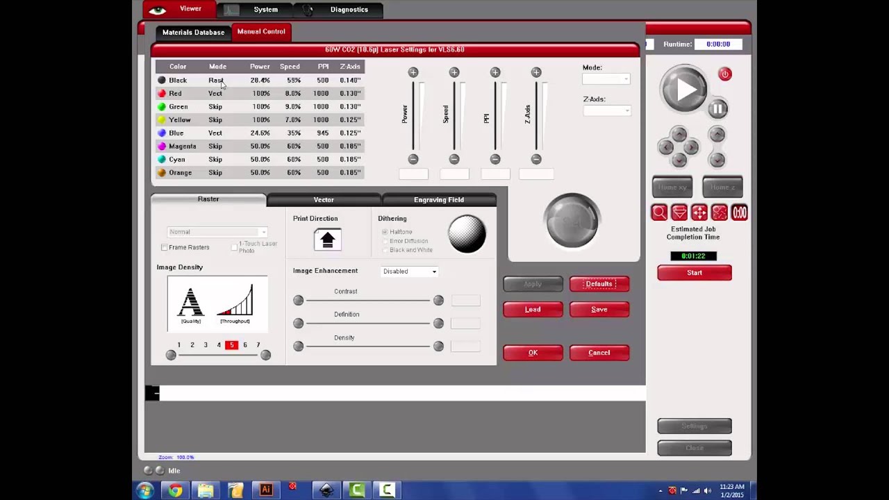 Universal Laser Systems Interface