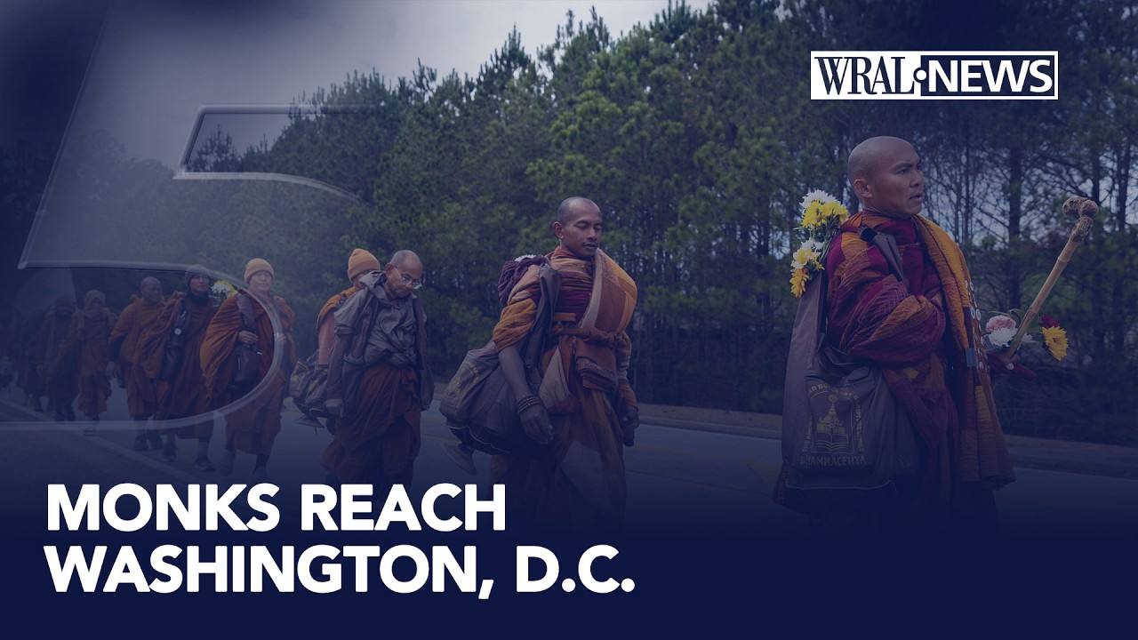 Walk for Peace: Buddhist monks reach Washington, D.C.
