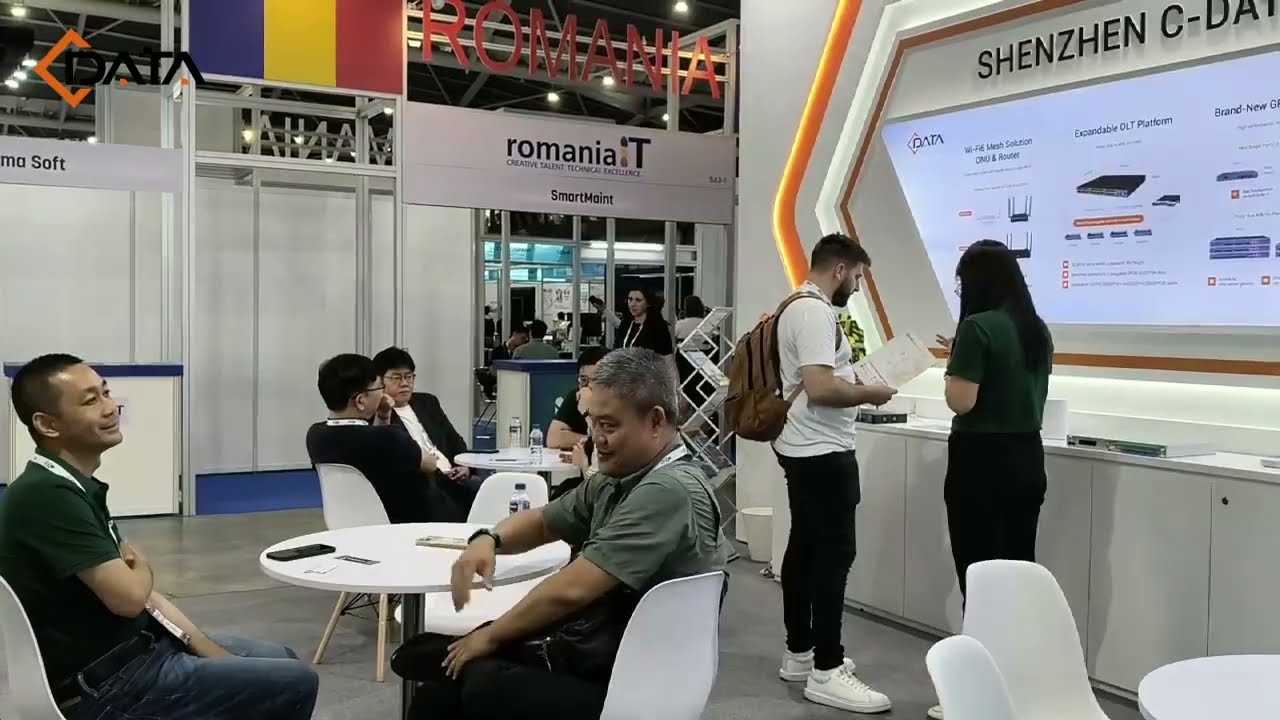 C-Data at AsiaTech x Singapore (ATxSG)2024: Latest Networking Solutions