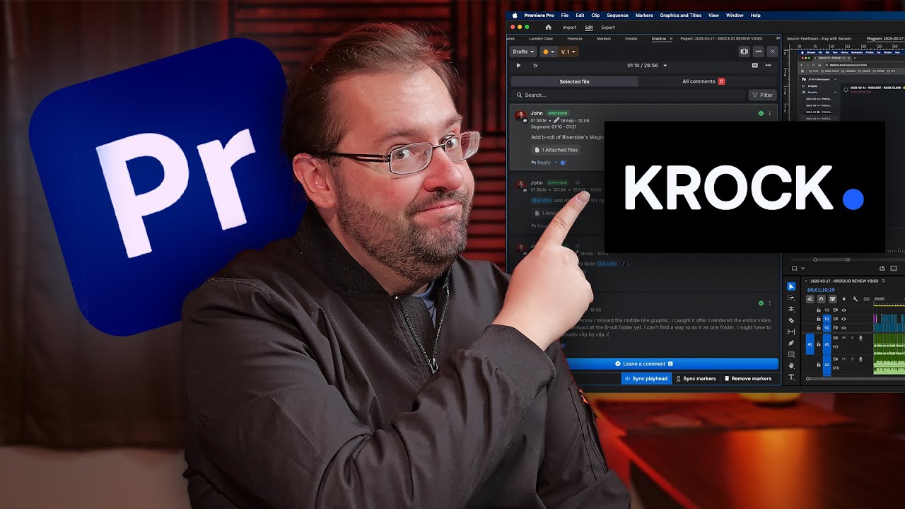 Video Collaboration Made EASY In Premiere Pro With Krock.io