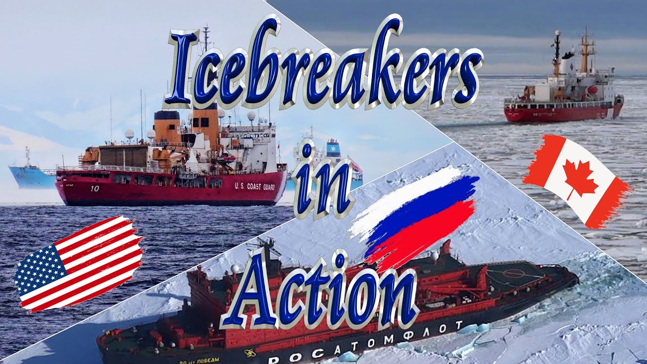 🚢 Ледоколы в действии 🐧
