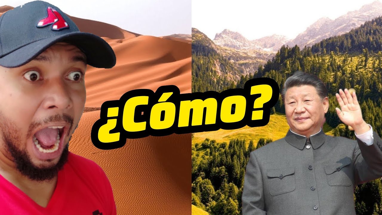 🔴 INCREÍBLE 🔴 CHINA 🇨🇳 CONVIERTE UN DESIERTO 🐪 en un Ecosistema VERDE 💚 a punta de Paneles Solares 😱