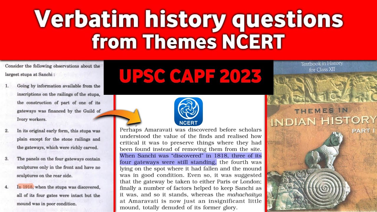 UPSC CAPF 2023 | History Section Analysis with sources | A must watch video for UPSC aspirants &bull;