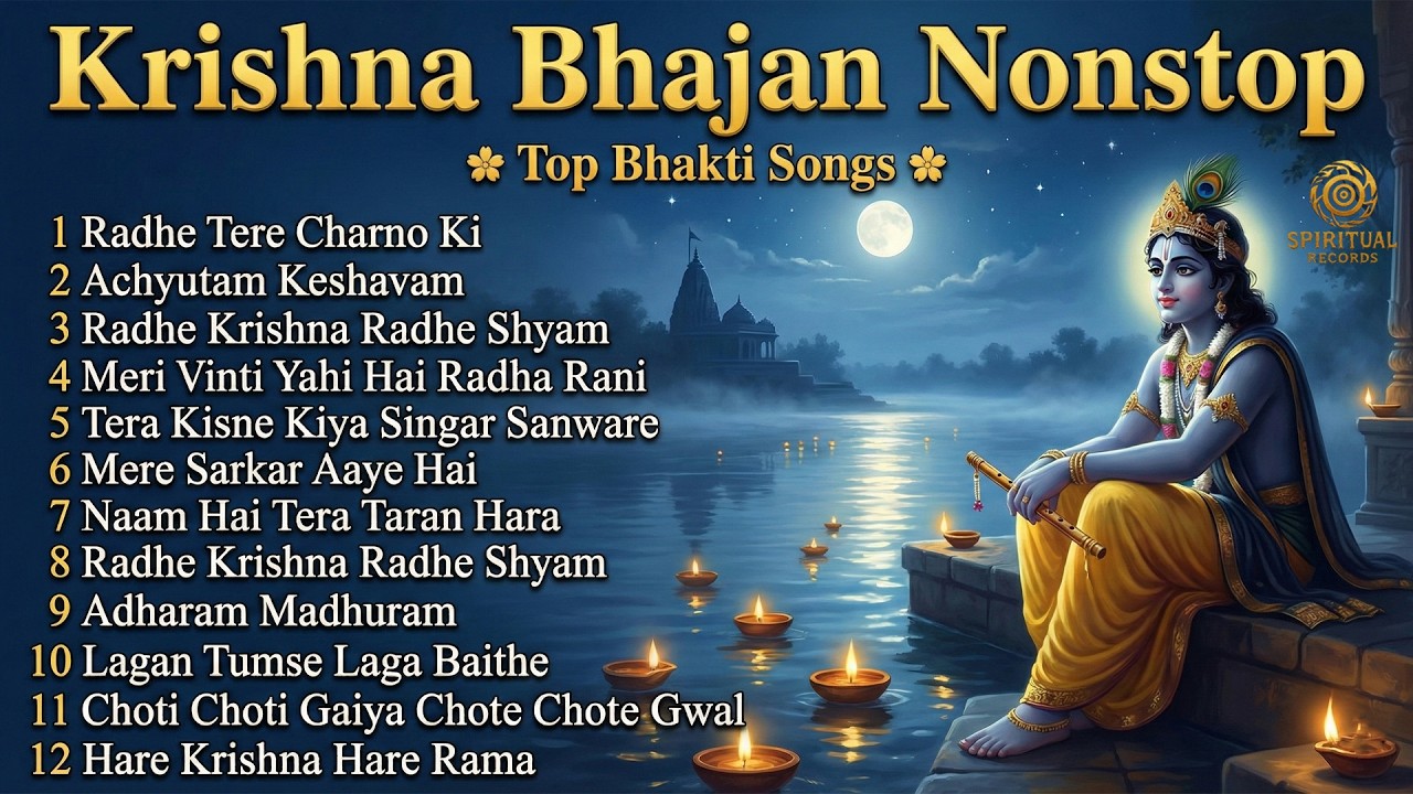 Krishna Bhajan Nonstop 🌸 | Most Beautiful Bhakti Collection ! Top Bhakti Songs for Peace #krishna