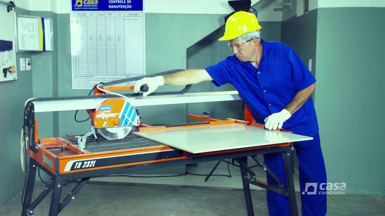 Como utilizar a Cortadora de Porcelanato - Casa do Construtor