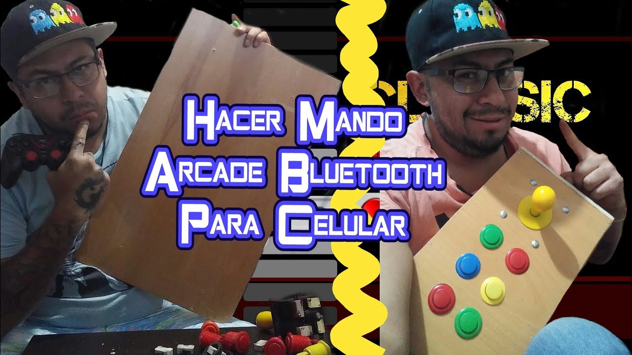 Hacer Mando Arcade Bluetooth Para Celular!!!😱😀🎮📲😵