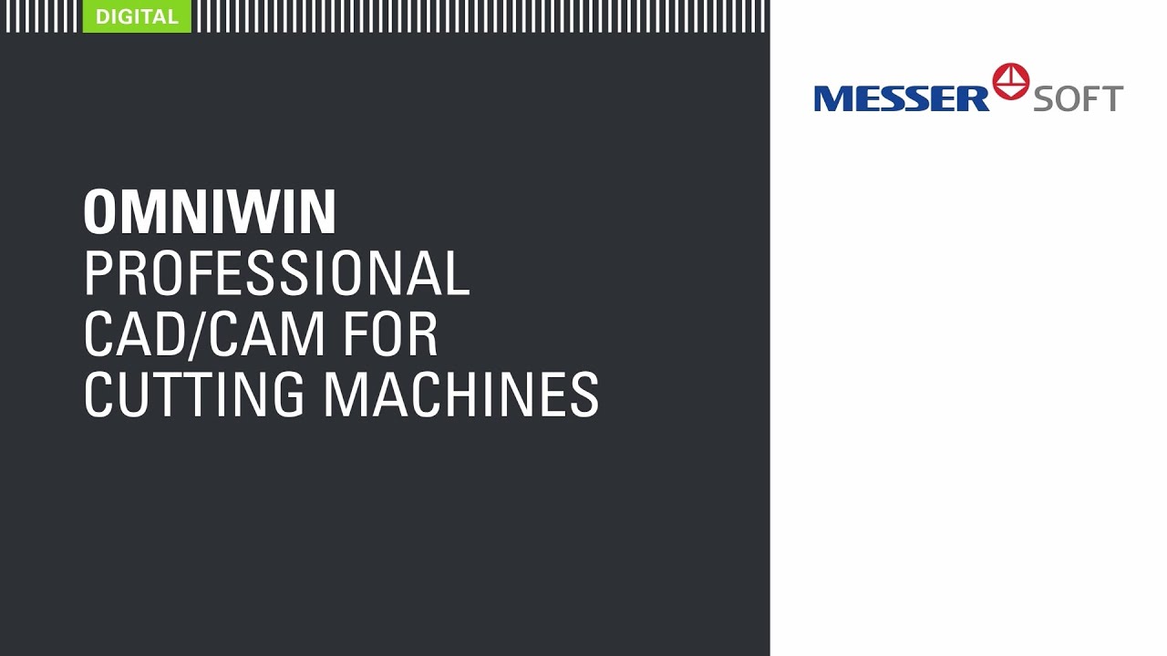 OmniWin - Professional CAD/CAM for cutting machines