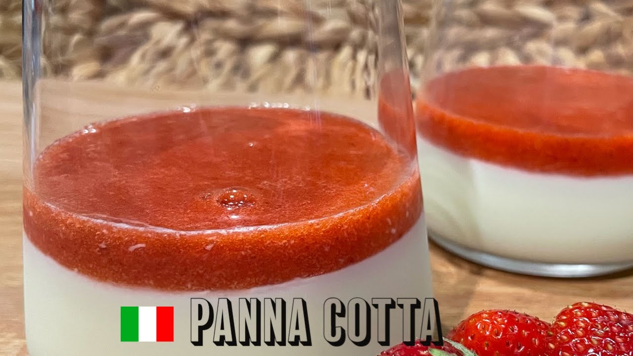 Tradičná Panna Cotta / Originálny recept ako z talianskej reštaurácie / pripravený za 10 minút