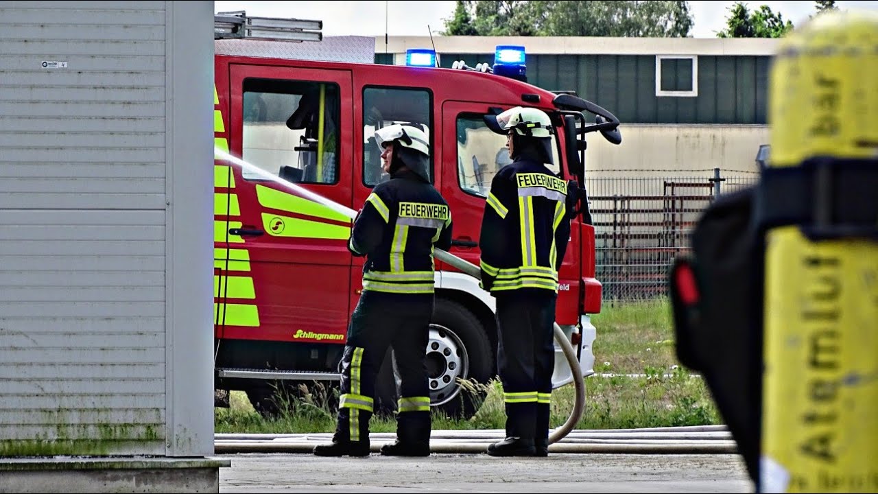 [F_5 Industrie] Personen in Gefahr/Samtgemeinde-Übung der FF Fürstenau (LK Osnabrück)