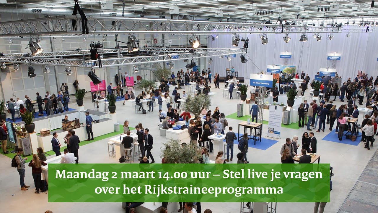 Livestream: Hoe word je Rijkstrainee?