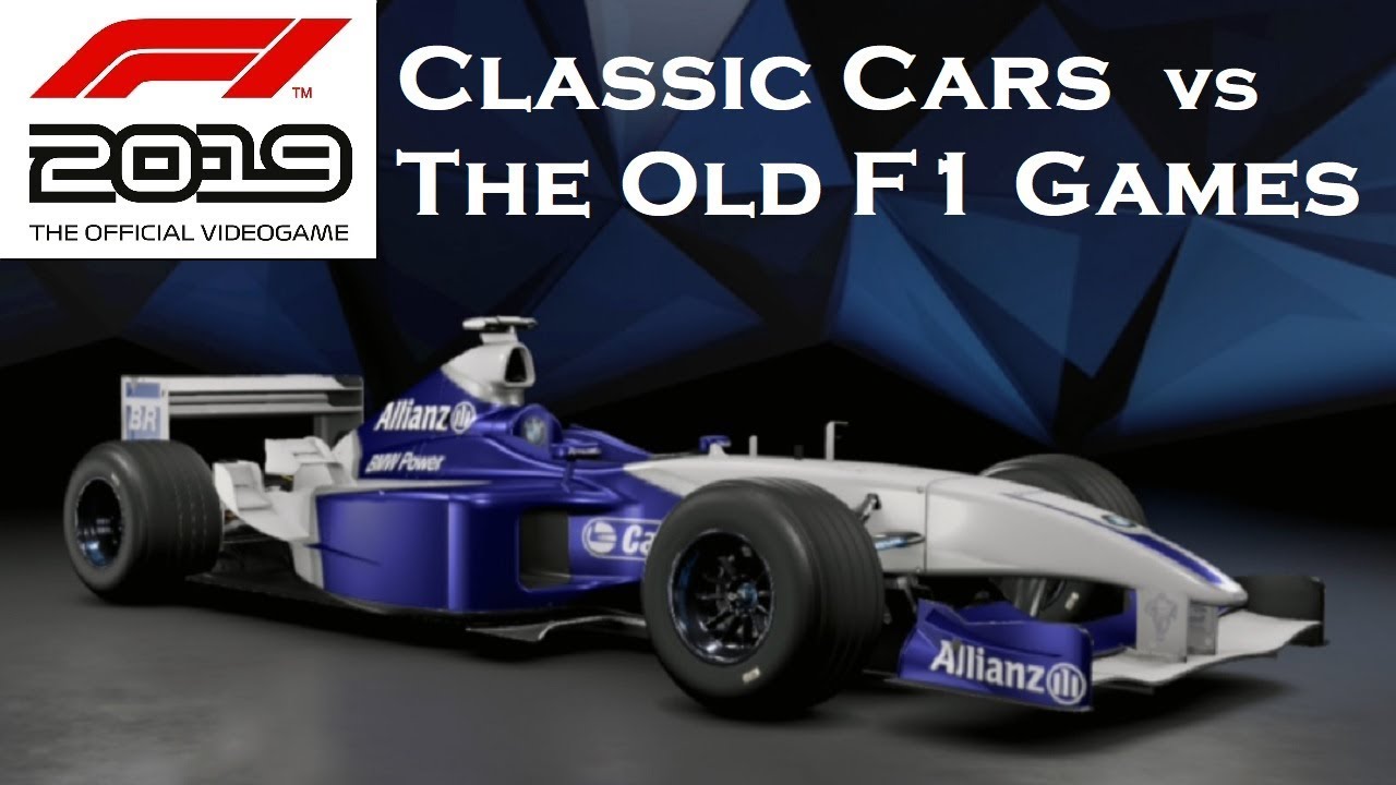 F1 2019: Classic Cars versus Old F1 Games