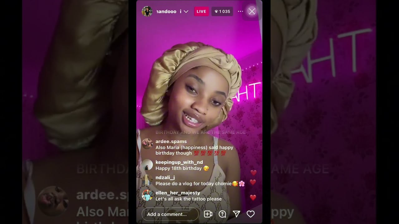 Thando shows her school results on her 18th birthday || @itss.thandooo