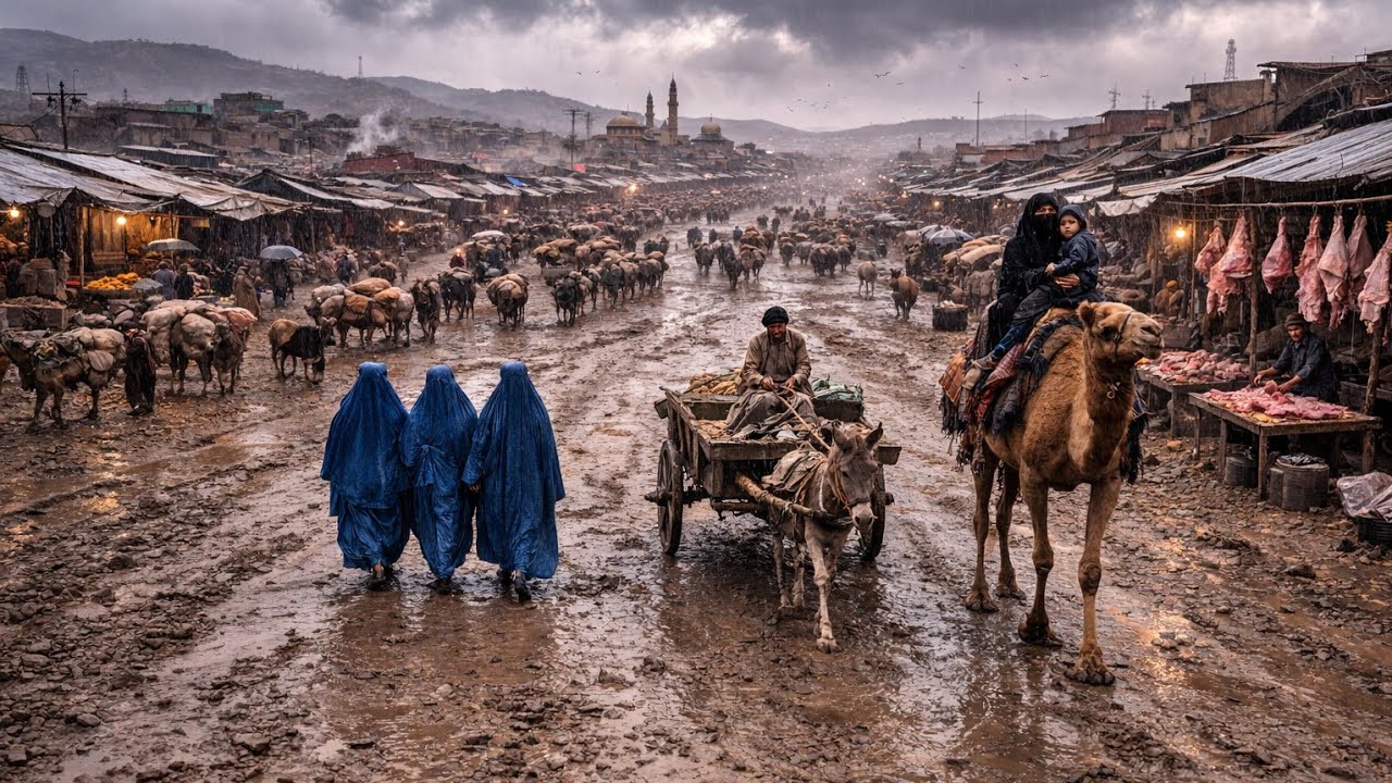 🇦🇫 Afghanistan, Kapisa: Life Under Taliban Rule | 4K Street Walk