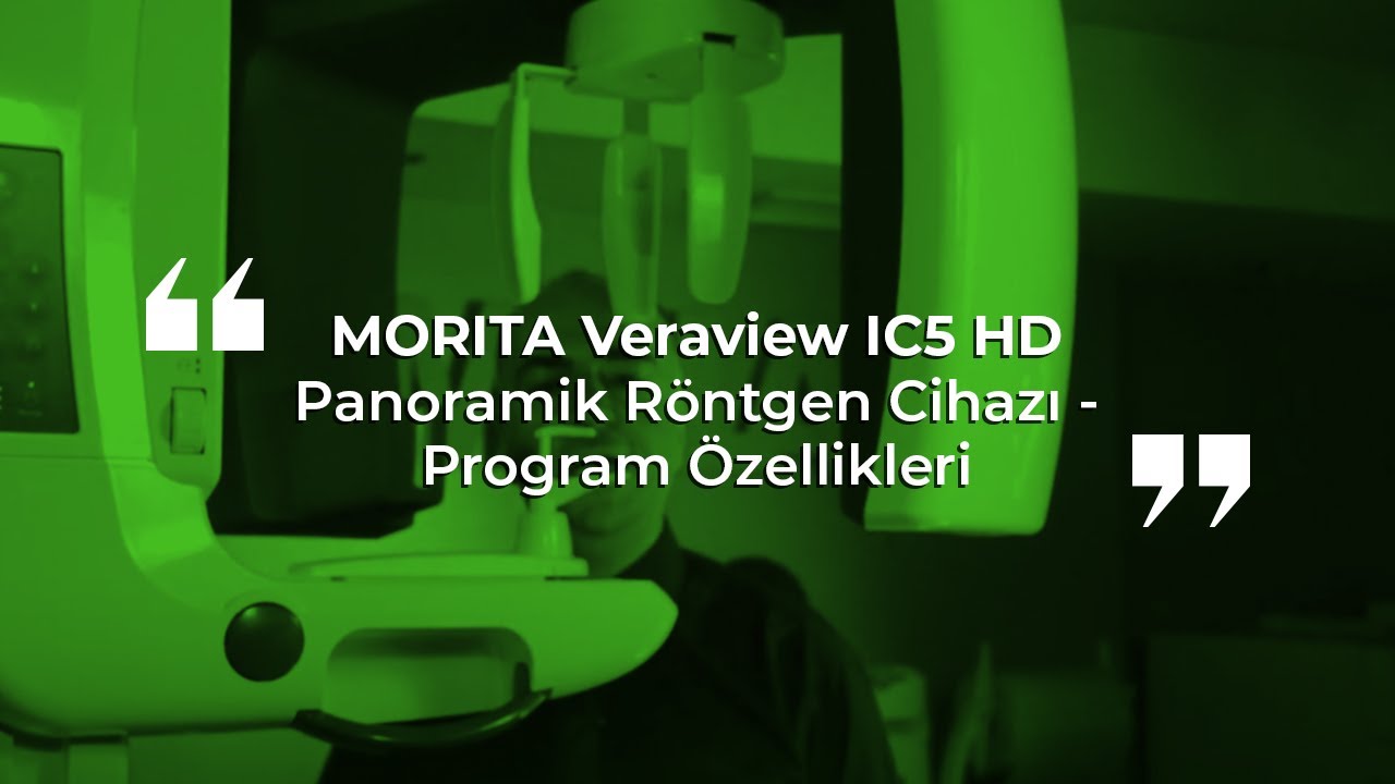 MORITA Veraview IC5 HD Panoramik Röntgen Cihazı - Program Özellikleri