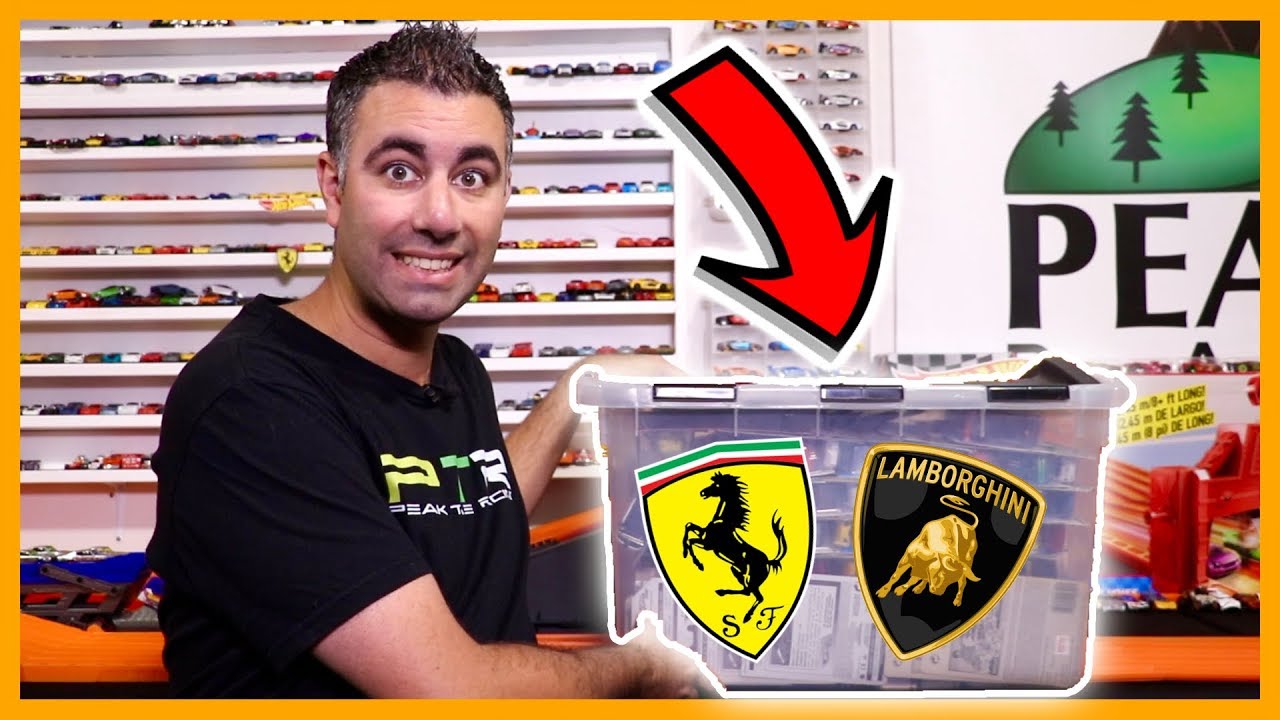 Opening My Secret Hot Wheels Lamborghini & Ferrari Collection #HotWheelsFerrari