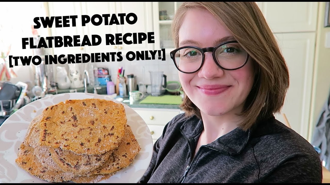 Sweet Potato Flatbread [Two Ingredients Only!]