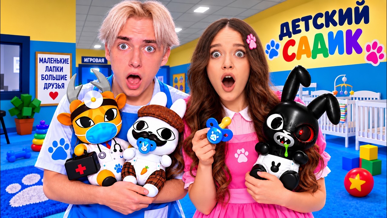 МЫ СТАЛИ НЯНЬКАМИ В ДЕТСКОМ САДУ ДЛЯ ЖИВОТНЫХ В РОБЛОКС!😱