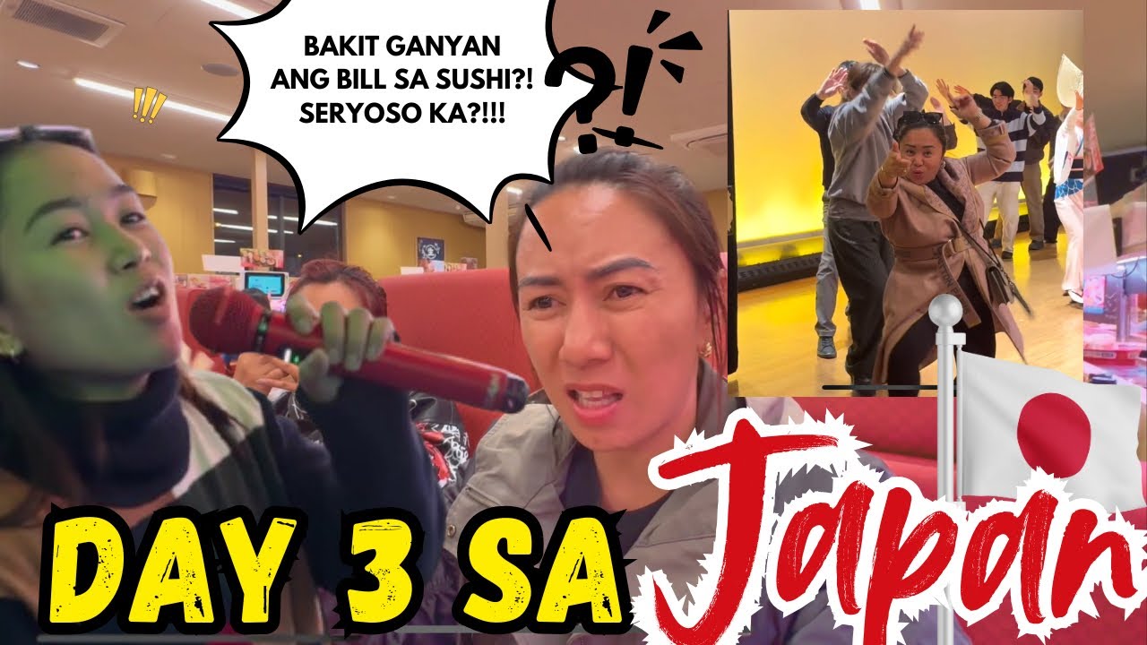 NA SHOCK SA SUSHI BILL?!🔥400 YEARS OLD NA JAPANESE DANCE-SASAYAWIN NAMIN MAGKAPATID?!‼️KARAOKE NIGHT