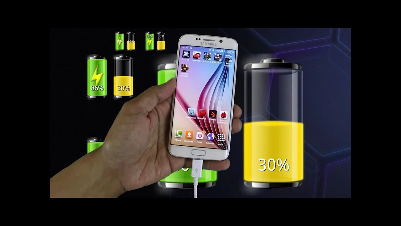 Galaxy S6 Edge - Battery Life Test (running an intensive game)