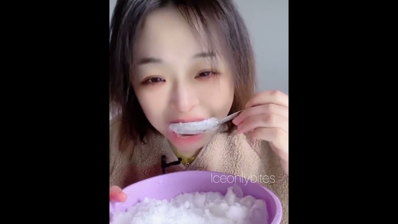 ASMR MIXED ICE WHITE SQUEAKY AND CRUNCHY COLLECTION