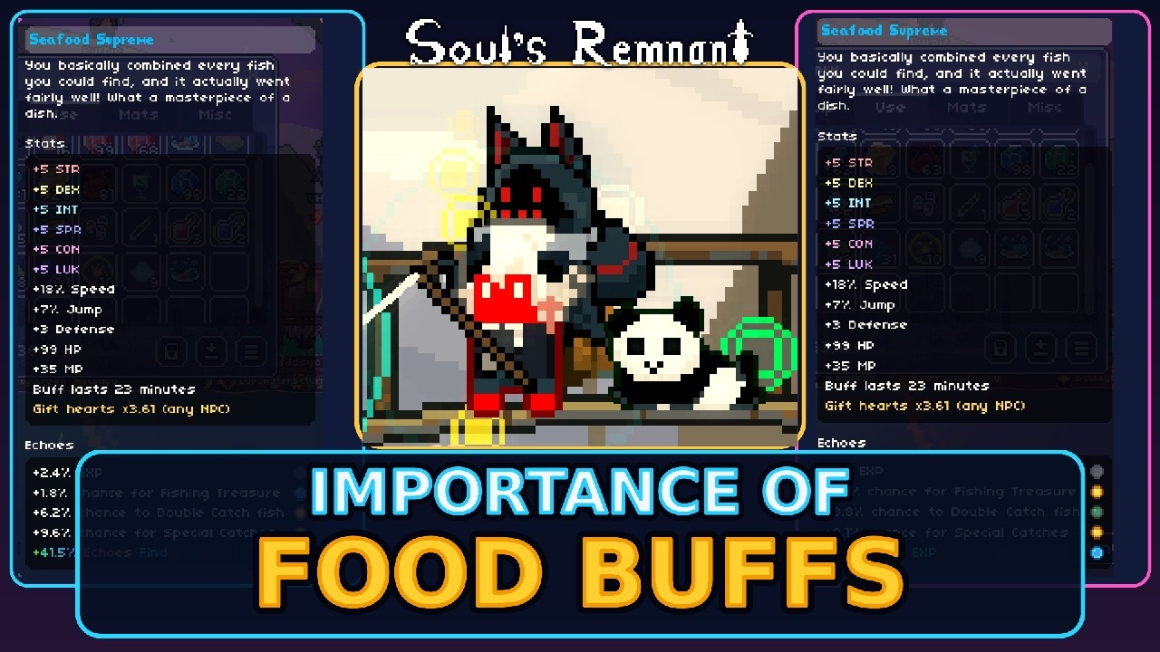 Souls Remnant: важность баффов от еды