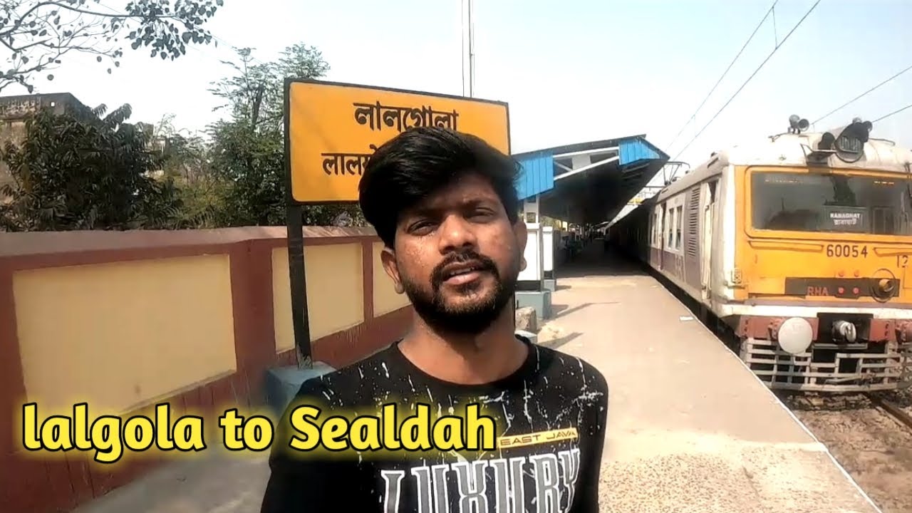 Lalgola to Sealdah train journey || lalgola to Sealdah passenger train video || train no 53180