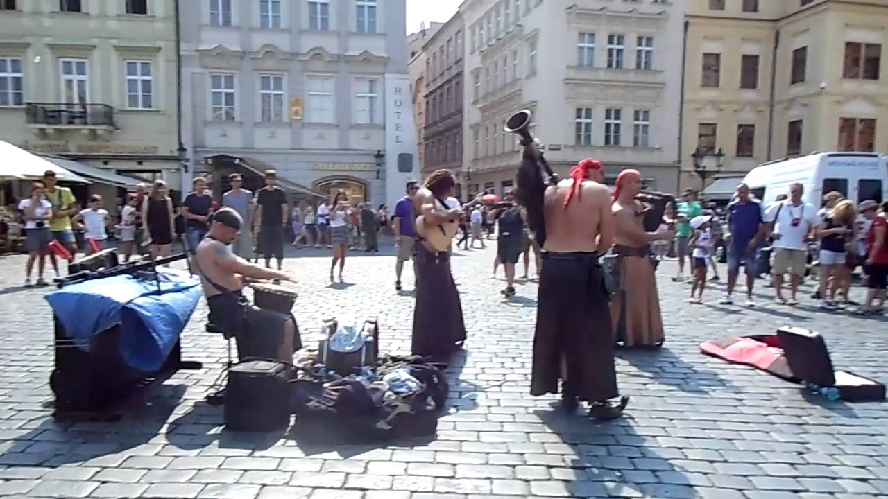 Чехия, Прага Август 2015 - Old town the Central square of Prague...