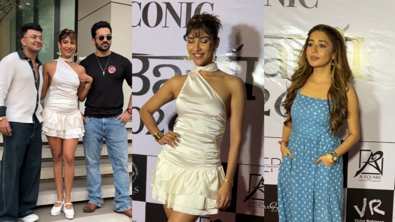 Nehal Chudasama Abhishek Bajaj Awez Darbaar Tina Datta At Event in Mumbai Today 
