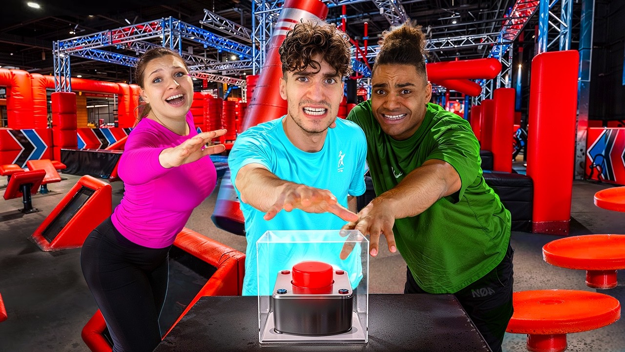 DRÜCK den ROTEN Knopf, GEWINNE 1000€ 😳 (Ninja Parkour)