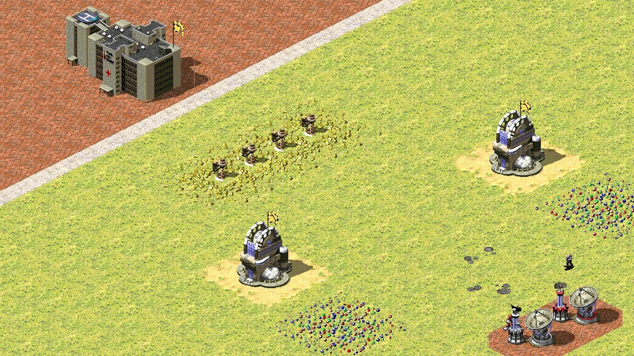 Red alert 2 | extra hard ai | 7 vs 1 | crazy challenge map | Great britain vs 7 random