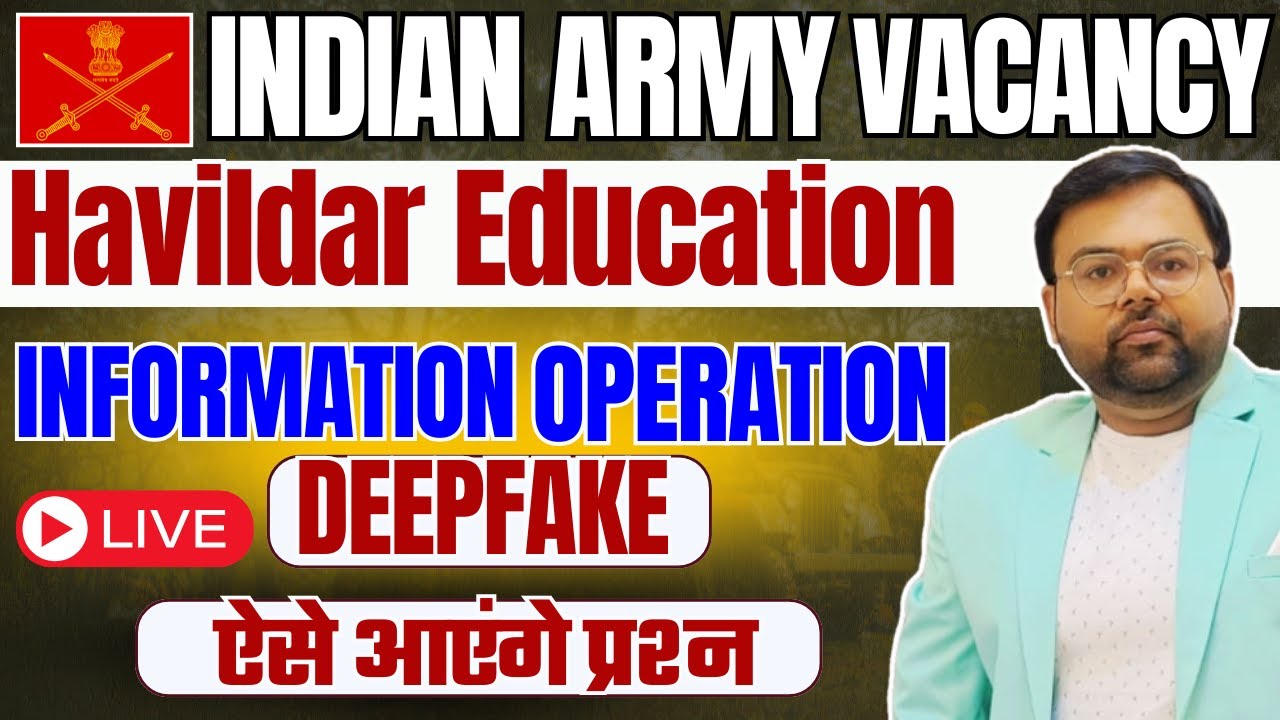 📚 Indian Army Havildar Education Vacancy 2025 | INFORMATION OPERATION Syllabus INFORMATION OPER.MCQ