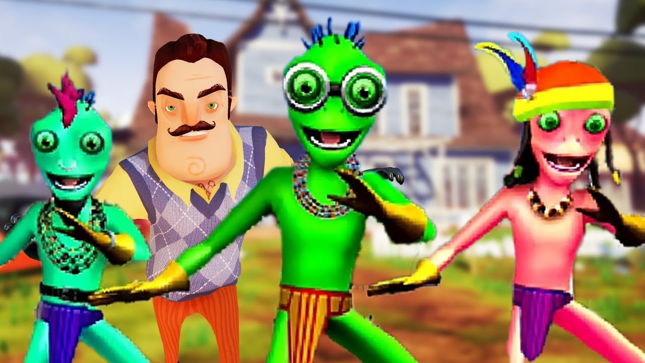 The weird dancing aliens are back... | Hello Neighbor Mobile Ripoff