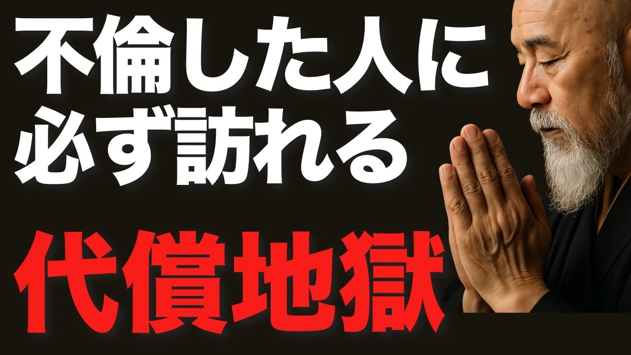 した人に必ず訪れる代償地獄！絶対に逃げられない…不倫の業が生む、「恐ろしい報い」【因果応報】【空海の教え】