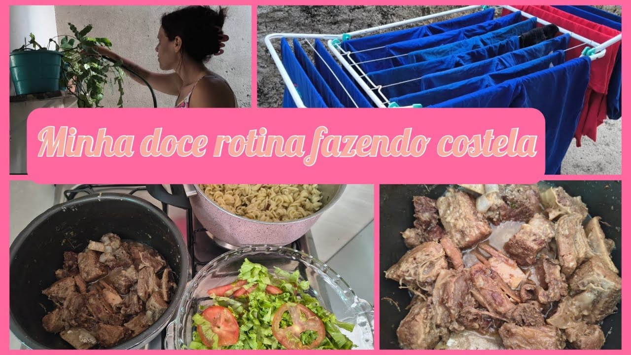 Minha doce rotina / Fazendo costela...  Vem comigo gente linda!