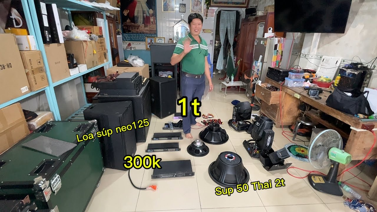 Thanh lý thiết bị 300 K loa thái 5o 2tr còn nhiều thiết bị xem hết video anh em sẽ mua được ￼