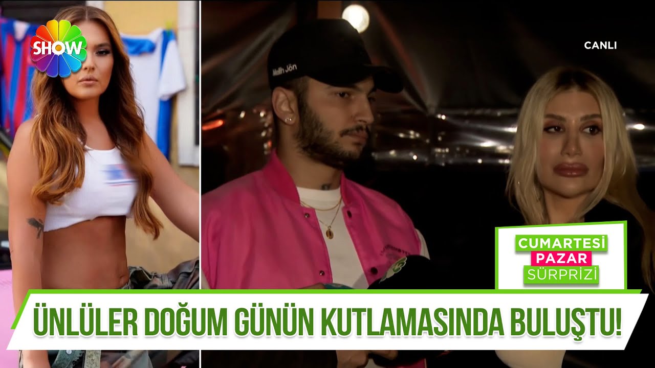 Ünlüleri buluşturan doğum günü kutlaması!