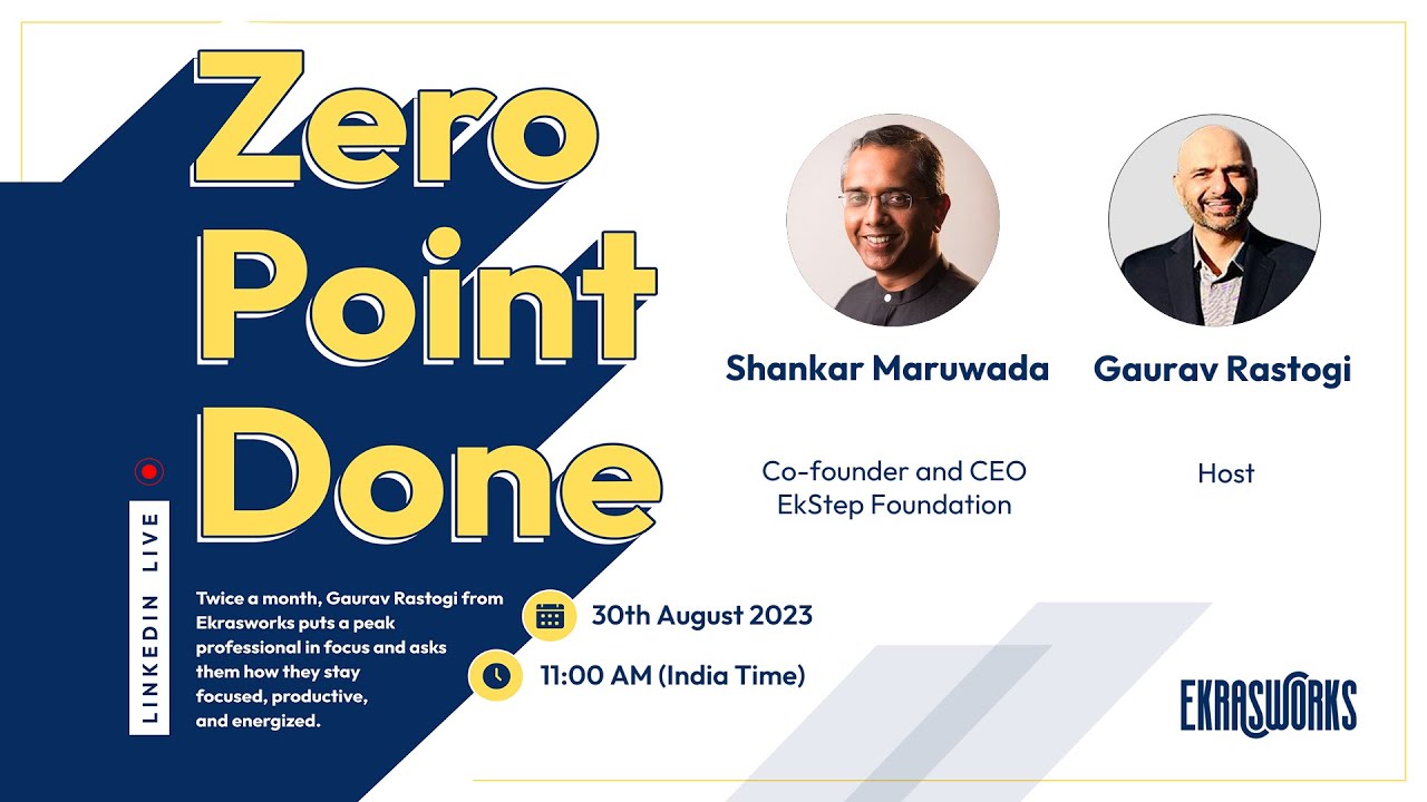 Zero Point Done Ep 3 with Shankar Maruwada