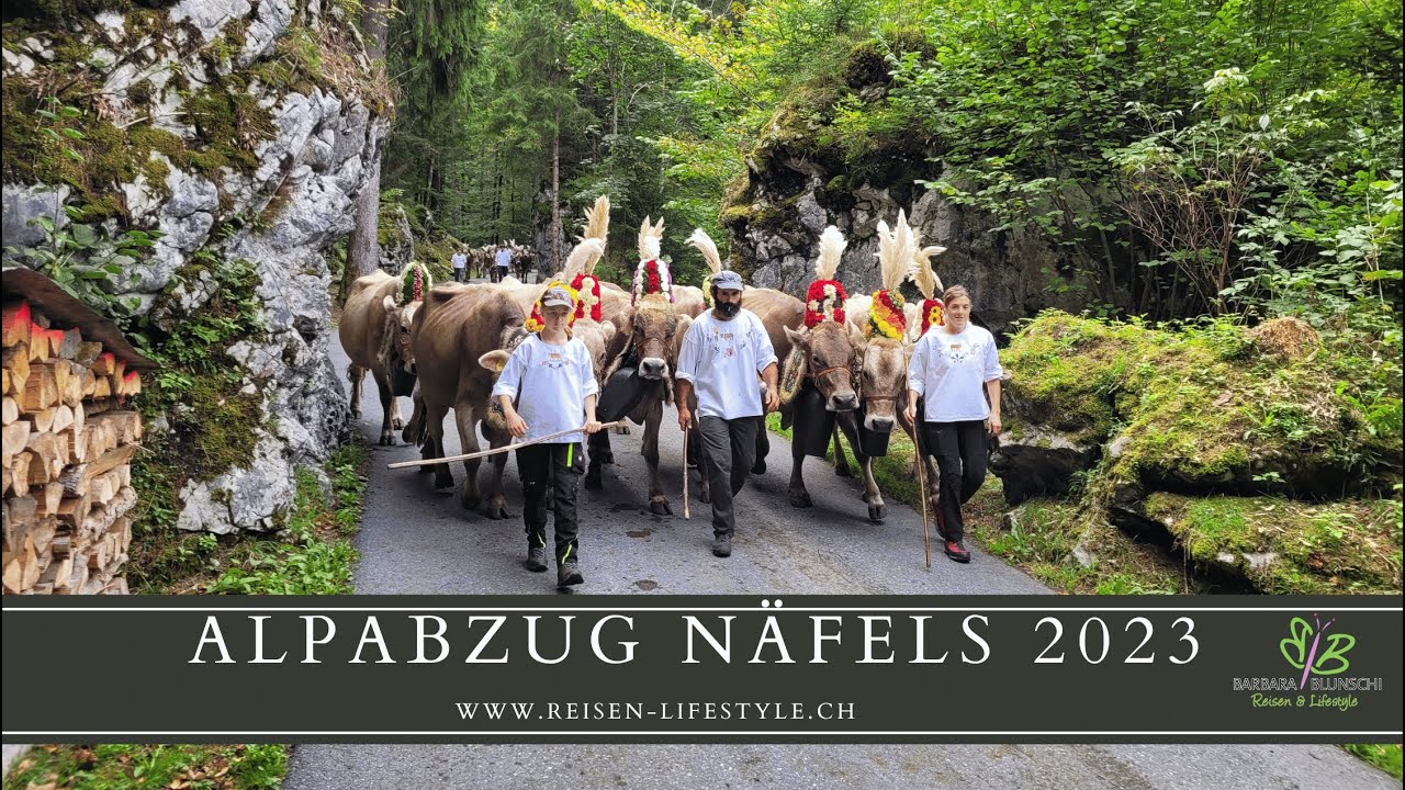 Alpabzug N&auml;fels 2023 - reisen-lifestyle.ch