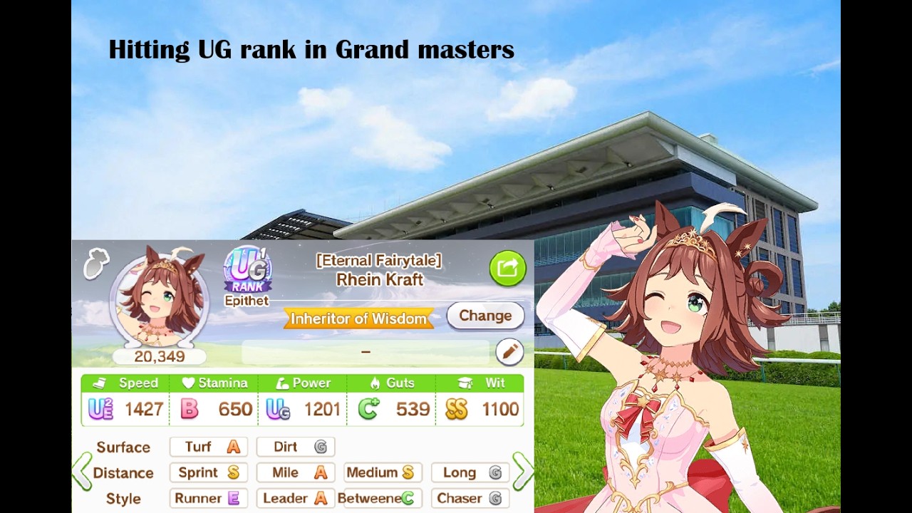 Rhein Kraft Grand masters scenario| Starting a F2P account in the japan server of Umamusume in 2026.