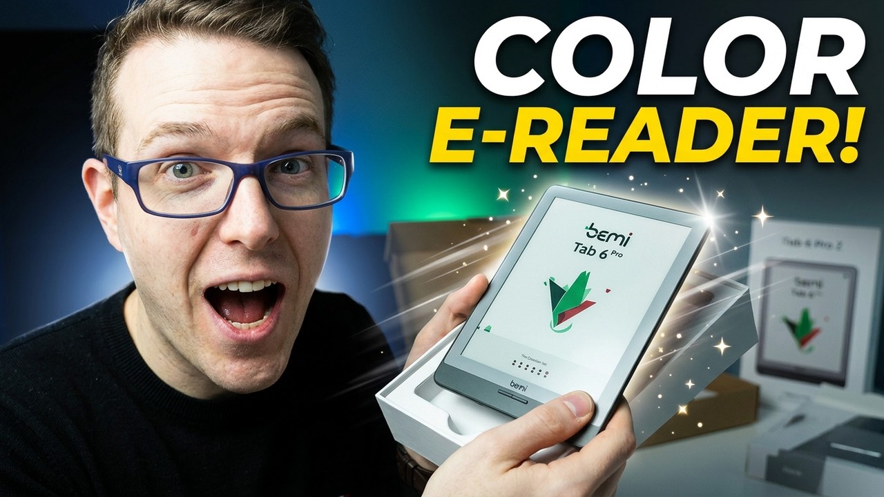 Myliłem się co do kolorowych czytnik&oacute;w e-book&oacute;w (rozpakowywanie Bemi Cognita Tab 6 Pro Z)