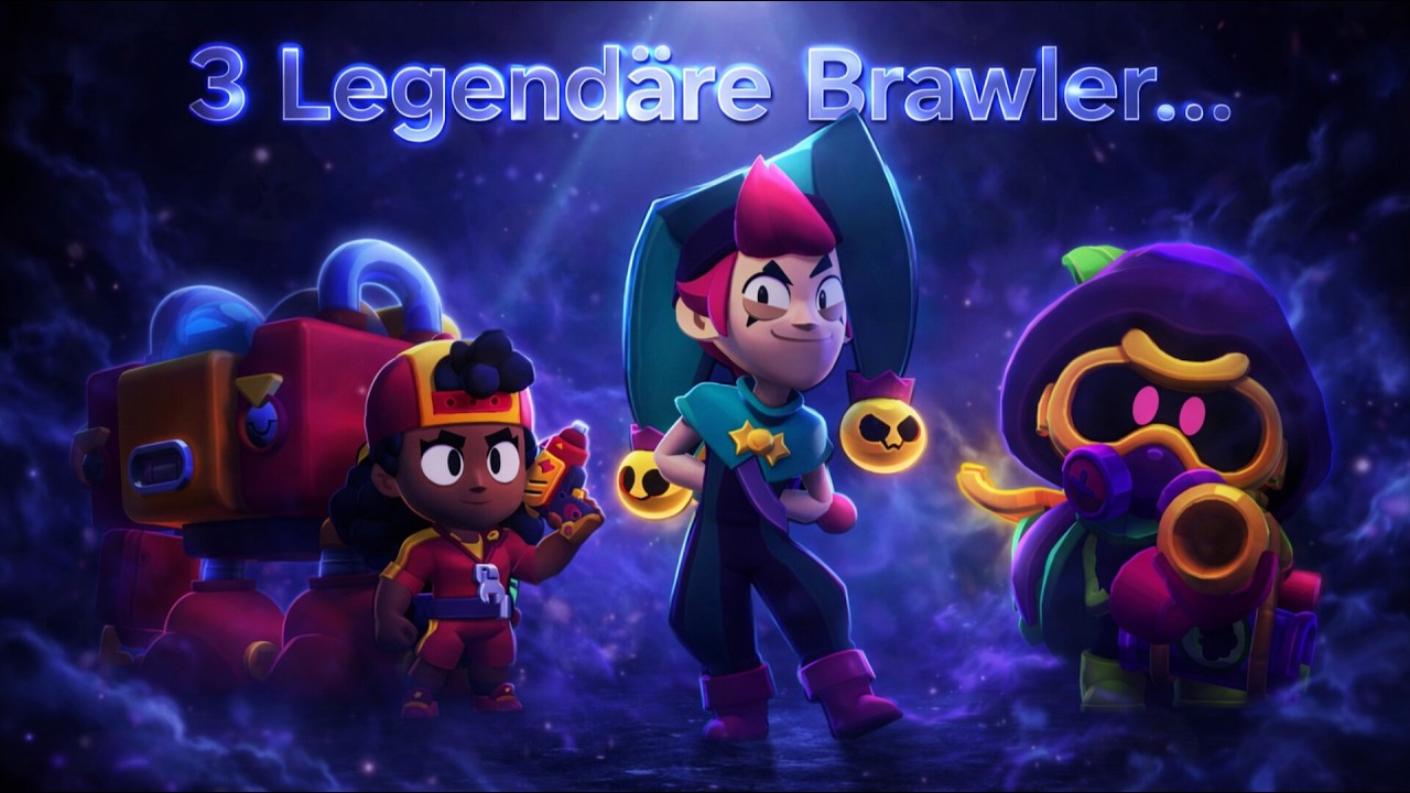 So habe ich 3 Legendäre Brawler bekommen... (Kostenlos)