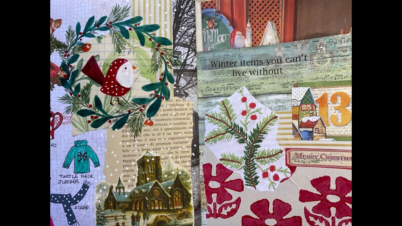 December Daily 2020 Christmas Junk journal | Day 13