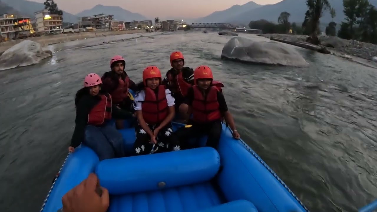 River rafting at kullu in Himachal pradesh.