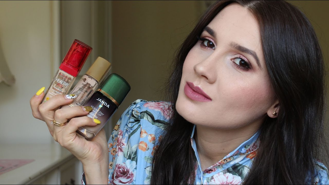 Idealne lekkie podkłady dla jasnej brunetki Bourjois, Janda i Max Factor