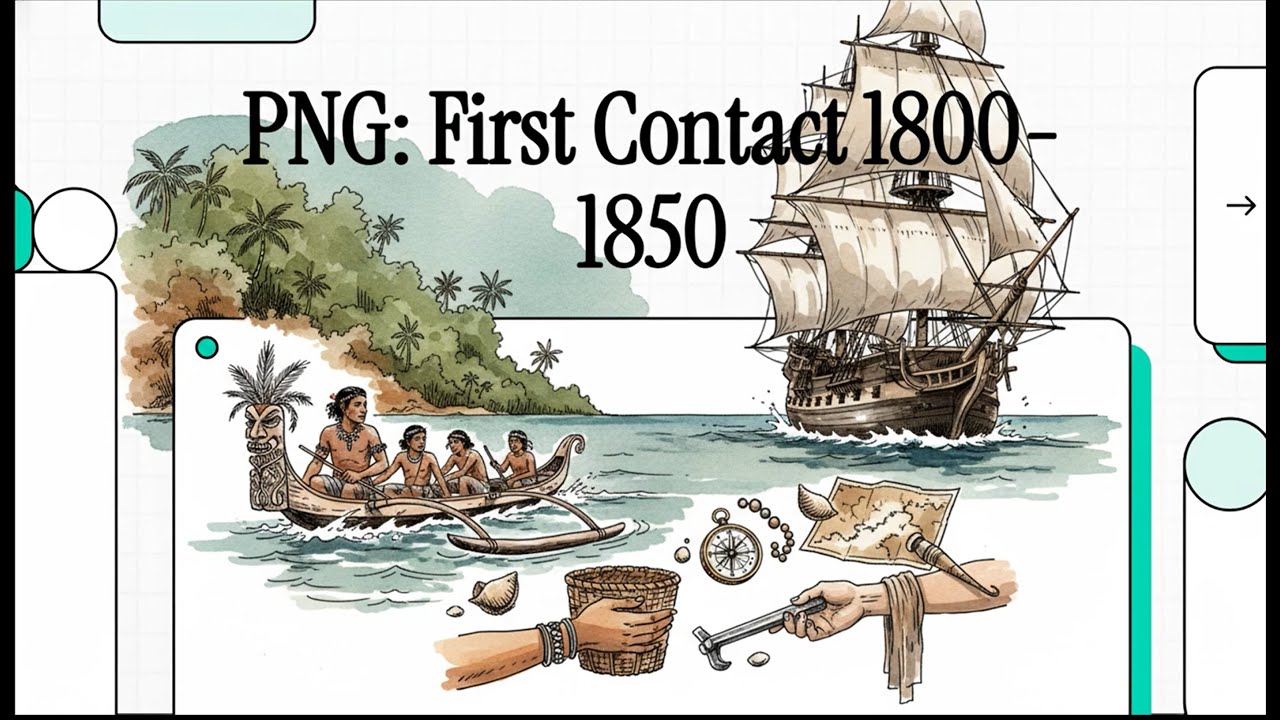PNG History 1800 to 1850 Timeline