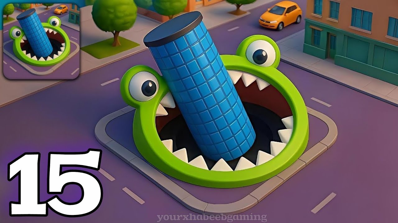 Hole.io - Gameplay Walkthrough Part 15- Swallow Everything & Dominate the City (Android, iOS)