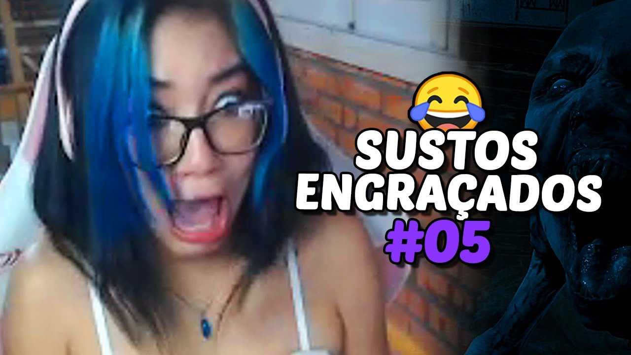 STREAMERS TOMANDO SUSTOS EM JOGOS DE TERROR - SUSTOS ENGRAÇADOS #05